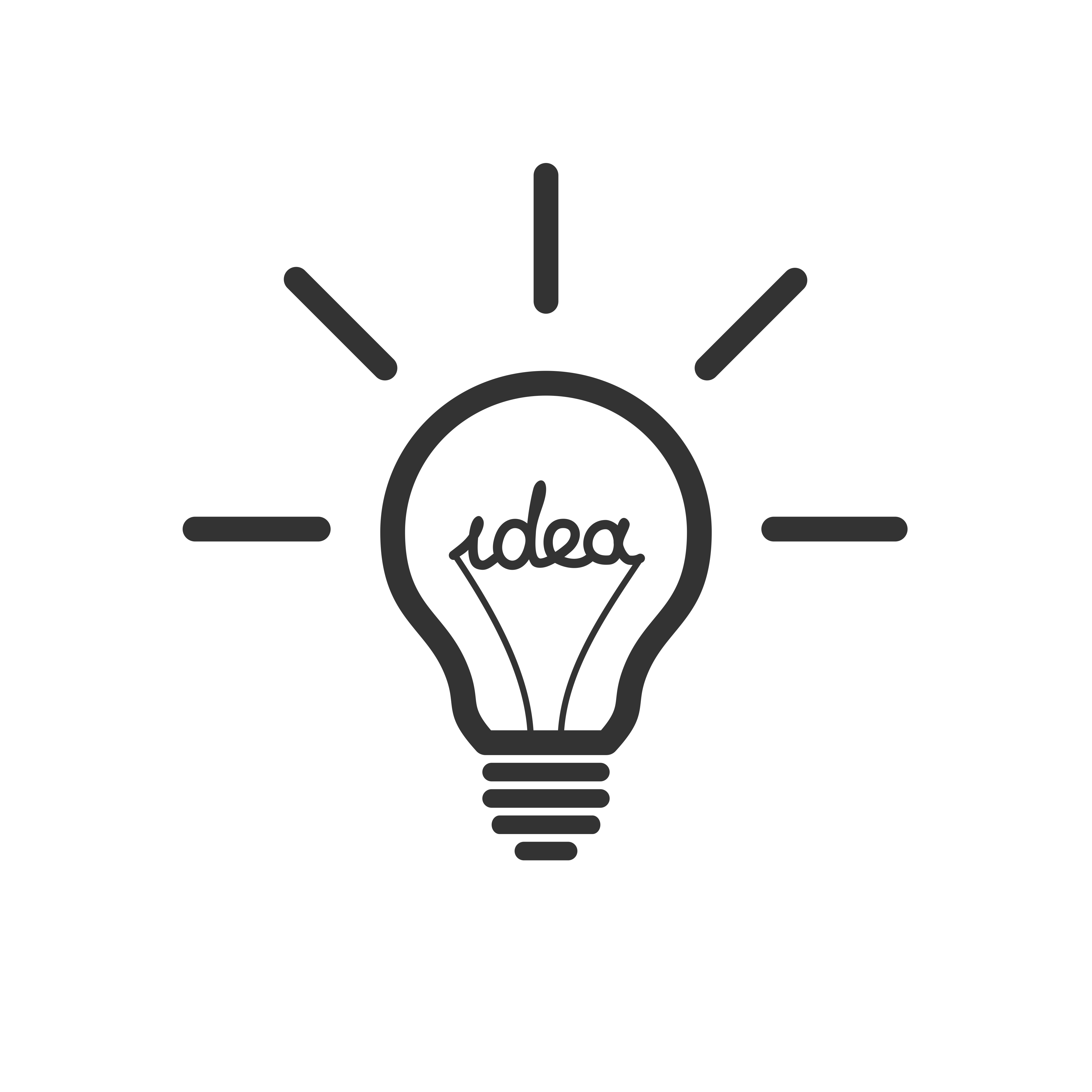 Coloriage d'une ampoule électrique originale sur fond blanc Coloriage d'une ampoule électrique originale sur fond blanc