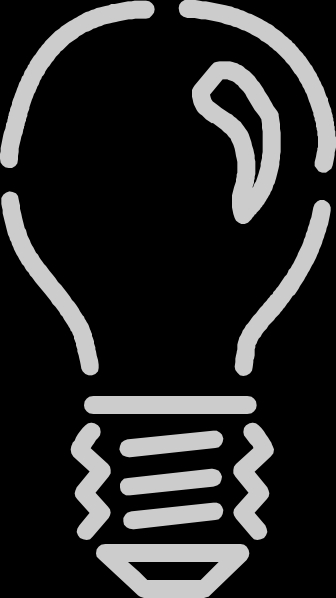 Coloriage d'une ampoule électrique sur fond blanc Coloriage d'une ampoule électrique sur fond blanc