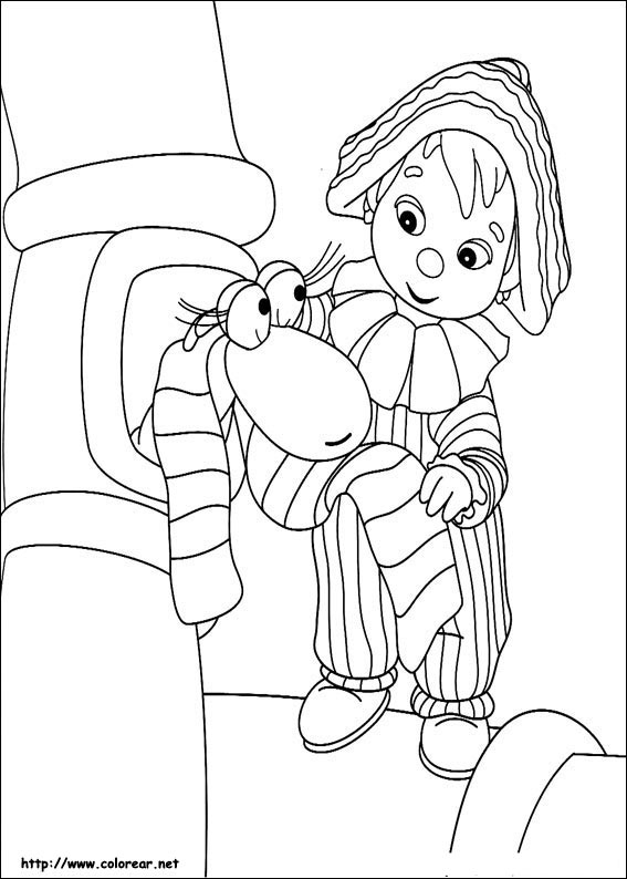 Andy Pandy et ses amis se reposent sous un arbre