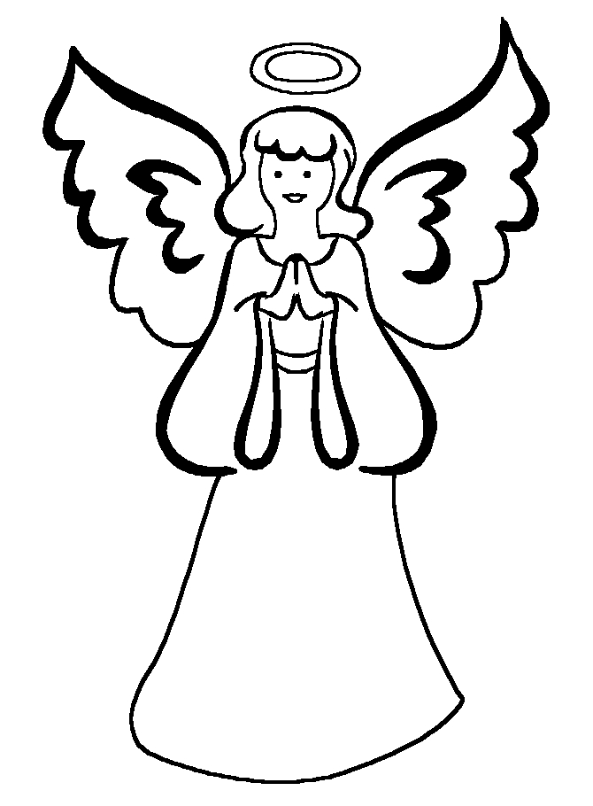 Un ange bienveillant dans un ciel étoilé