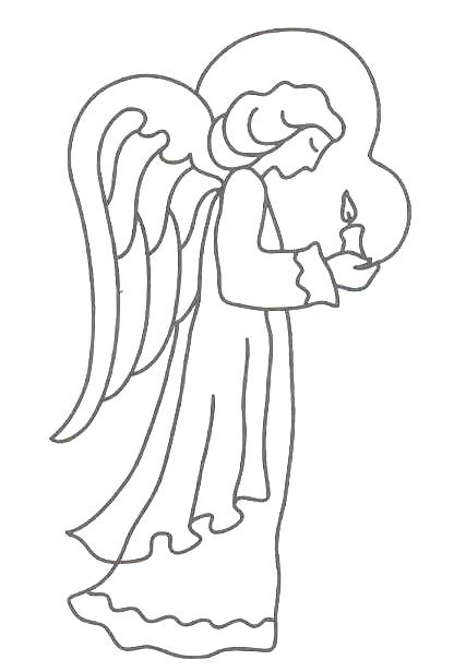Un ange paisible flottant dans les nuages