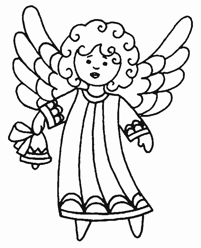 Un ange jouant de la harpe sur un nuage