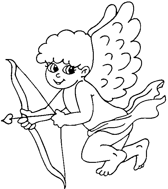 Un ange souriant avec des ailes déployées en pleine contemplation