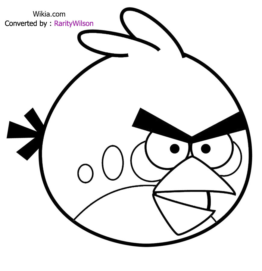 Coloriage d’un groupe d’Angry Birds se préparant à l’action