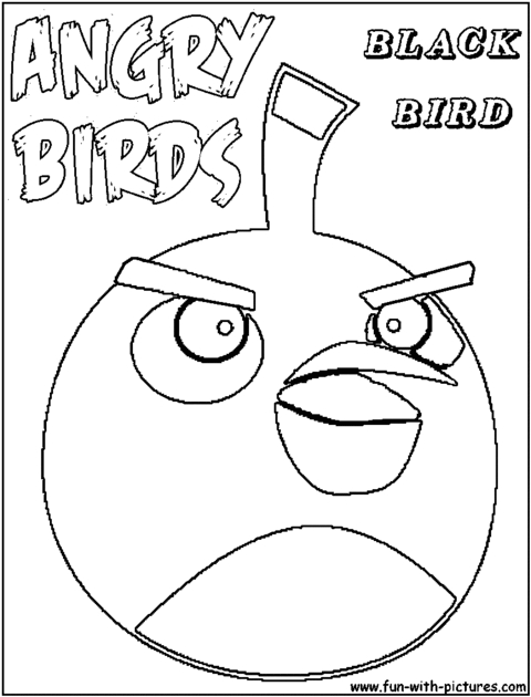 Coloriage d'Angry Birds avec des personnages emblématiques en action