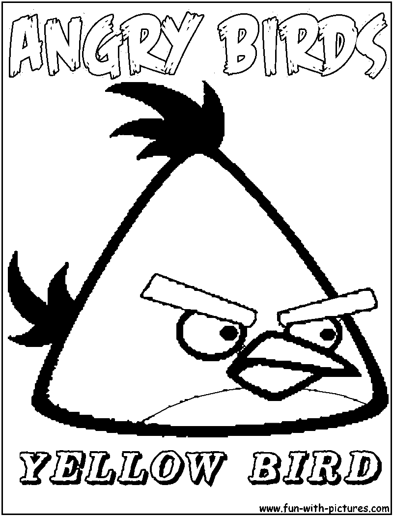 Coloriage des personnages d'Angry Birds en pleine action