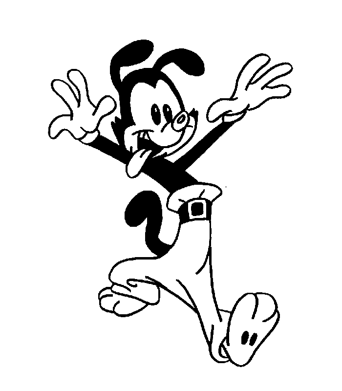 Les Animaniacs en pleine aventure dans un décor animé
