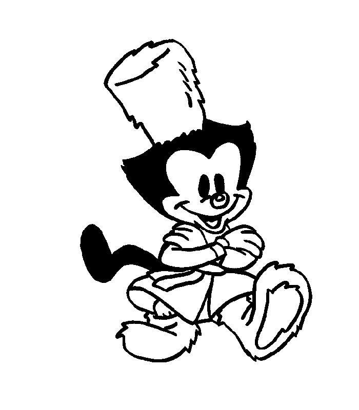 Les personnages d'Animaniacs jouant ensemble dans un décor ludique Les personnages d'Animaniacs jouant ensemble dans un décor ludique