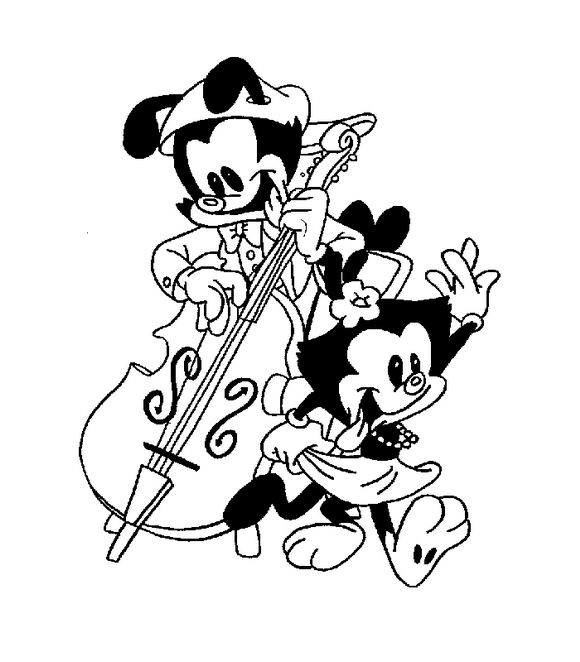 Les Animaniacs en pleine aventure ludique dans un décor vibrant