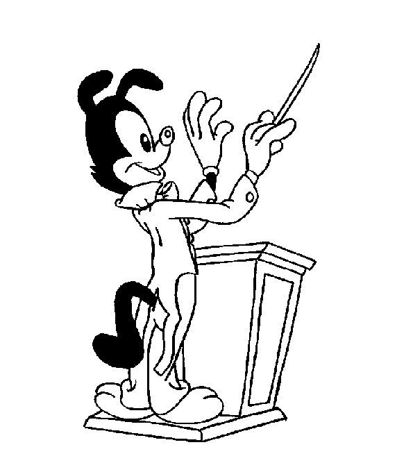 Les Animaniacs en pleine action dans un décor ludique