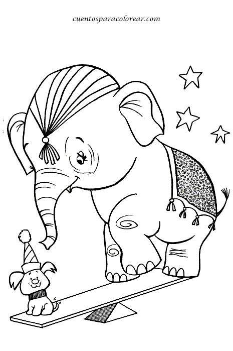 Coloriage Animaux de cirque #869 à imprimer