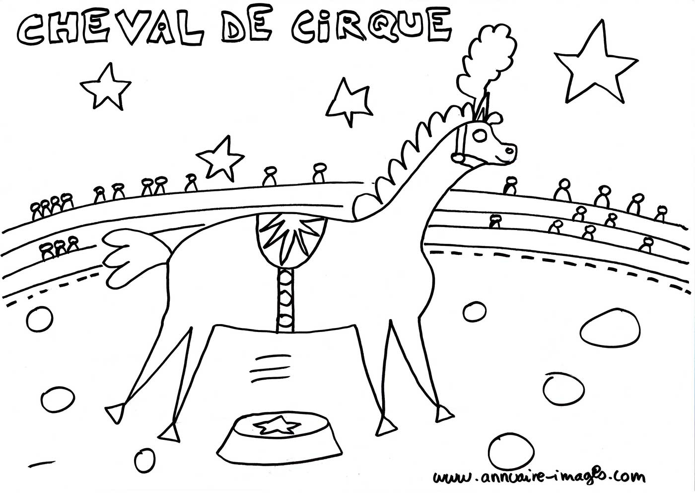 Un éléphant jongleur entouré de nombreux animaux de cirque