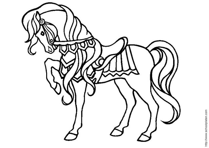 Coloriage d'animaux de la ferme en pleine activité dans un pré