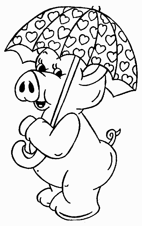 Coloriage d'animaux de la ferme dans un champ ensoleillé