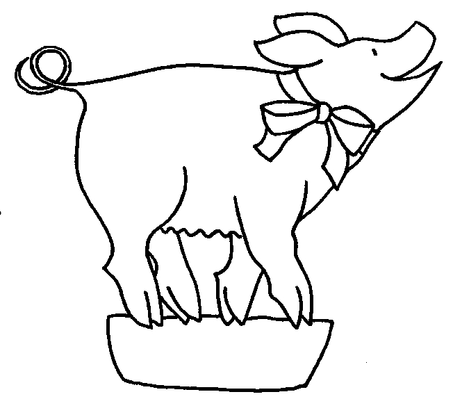 Coloriage d'animaux de la ferme dans un champ verdoyant