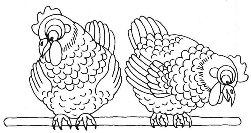 Scène de coloriage d'animaux de la ferme en pleine nature