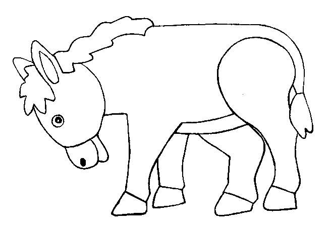Scène de la ferme avec des animaux à colorier