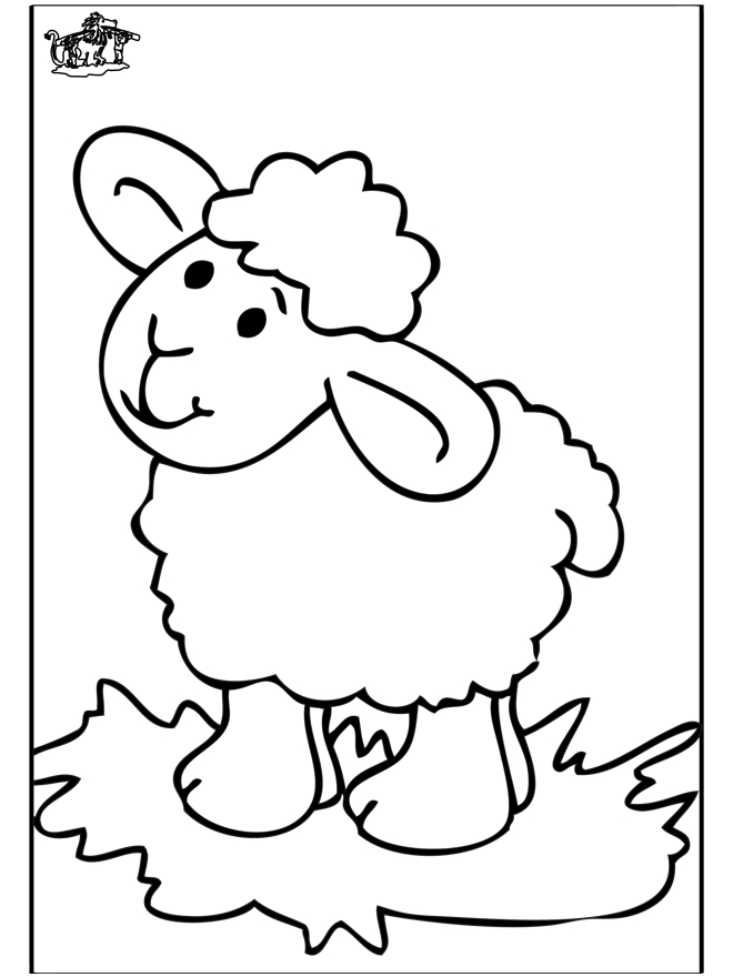 Coloriage d'animaux de la ferme en pleine activité