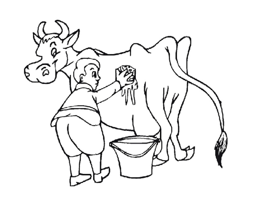 Scène de vie à la ferme avec des animaux en plein air