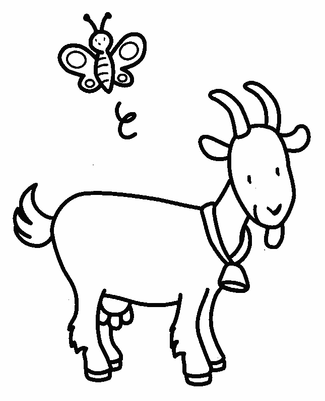 Coloriage d'animaux de la ferme en pleine activité