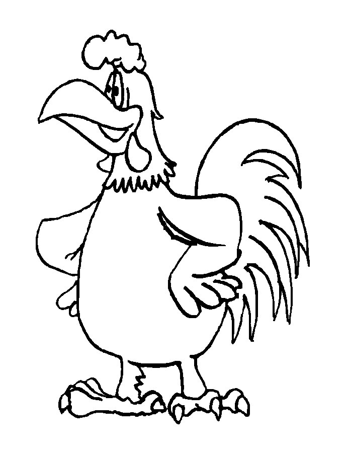 Coloriage d'animaux de la ferme dans un champ verdoyant