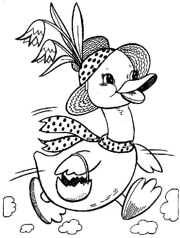 Coloriage d'animaux de la ferme en pleine activité dans un champ
