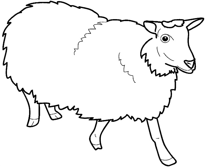 Scène de coloriage d'animaux de la ferme en pleine activité