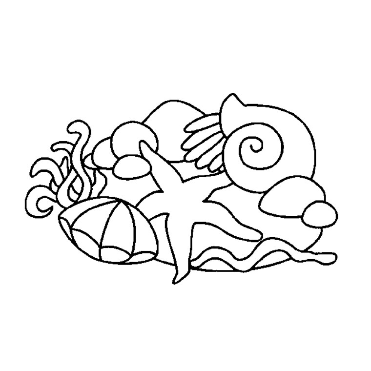 Coloriage d'animaux marins explorant le fond de l'océan