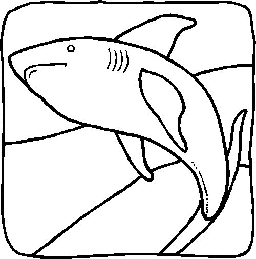 Coloriage d'animaux marins au milieu des coraux