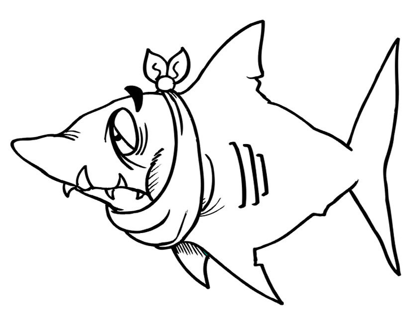 Coloriage d'animaux marins en pleine activité sous l'eau