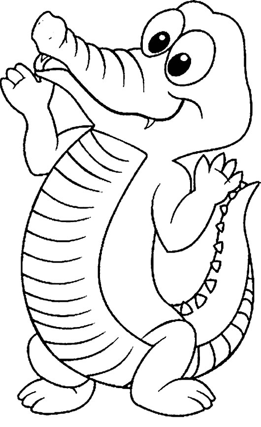 Coloriage d’animaux sauvages de la jungle en pleine activité