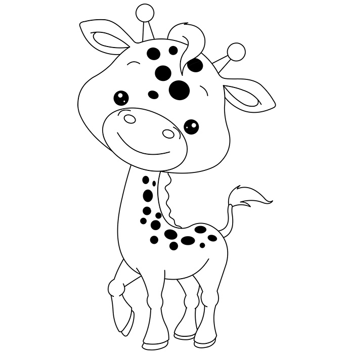 Coloriage d'animaux sauvages de la jungle en pleine activité