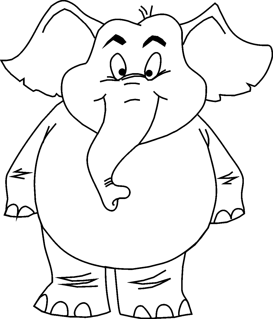 Coloriage d'animaux sauvages de la jungle en pleine activité
