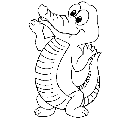 Coloriage d'animaux sauvages de la jungle en pleine activité