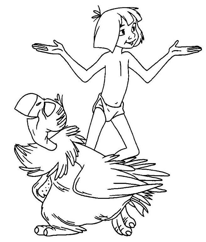 Coloriage d'animaux sauvages de la jungle en pleine exploration Coloriage d'animaux sauvages de la jungle en pleine exploration