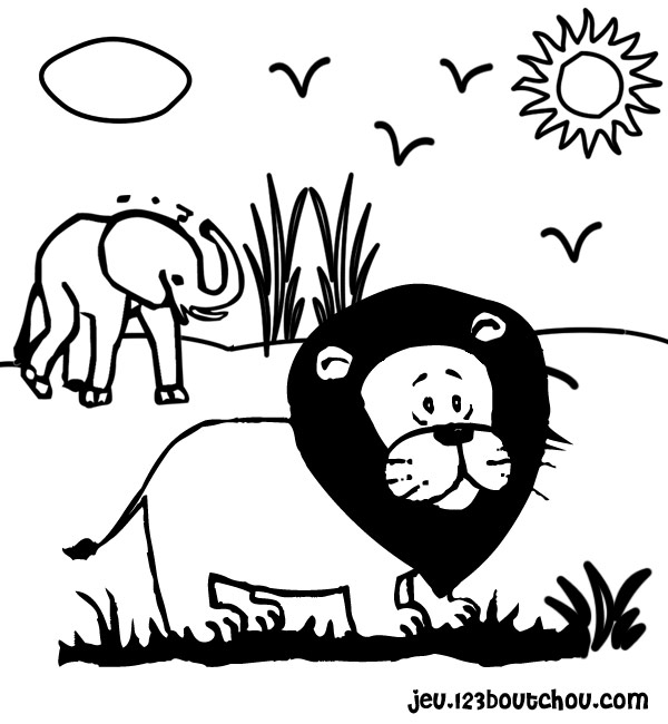 Animaux sauvages de la jungle en pleine exploration