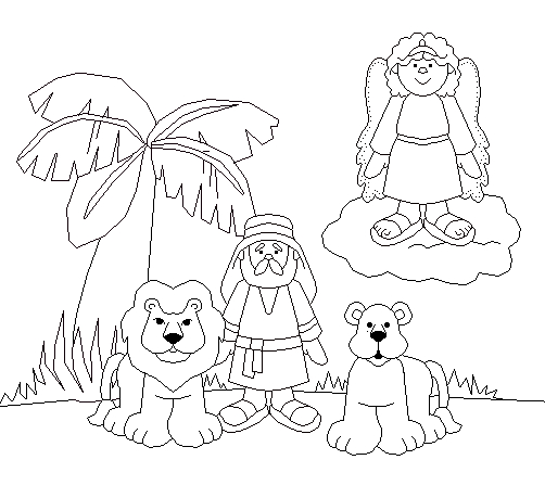 Coloriage d'animaux sauvages de la jungle en pleine activité