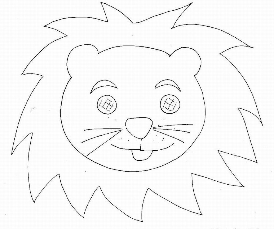 Coloriage d'animaux sauvages de la jungle en pleine activité