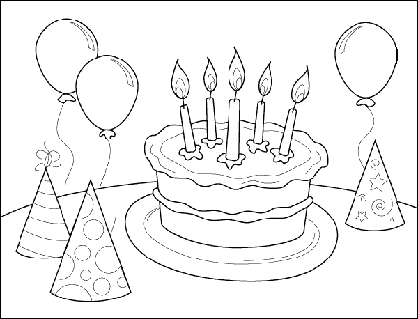 Un enfant joyeux souffle ses bougies d'anniversaire entouré de ballons et de cadeaux