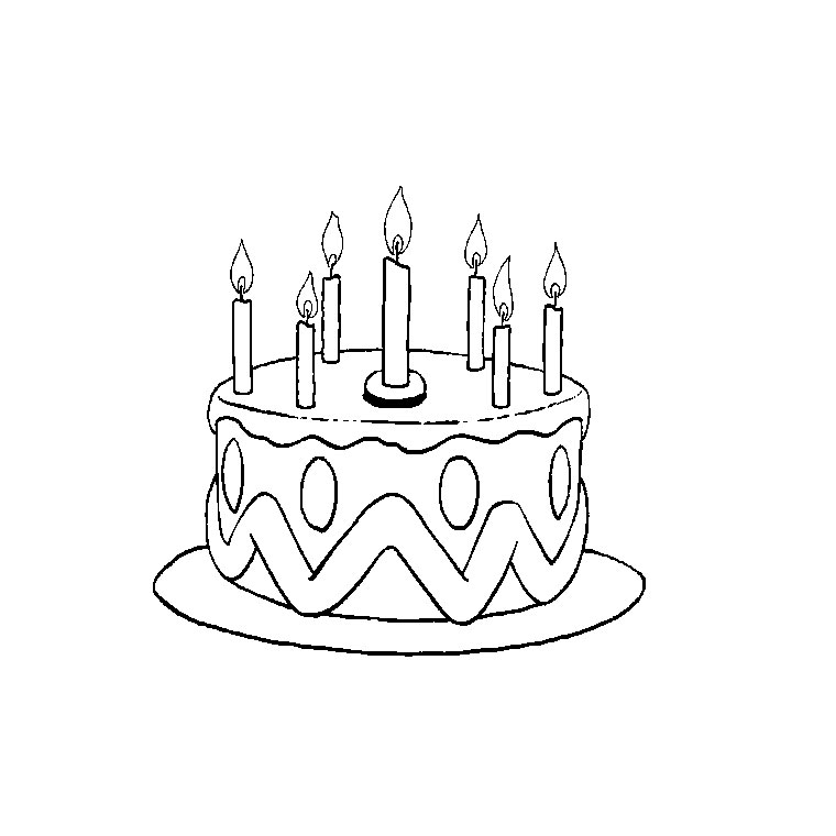 Scène de fête d’anniversaire avec des ballons et un gâteau coloré