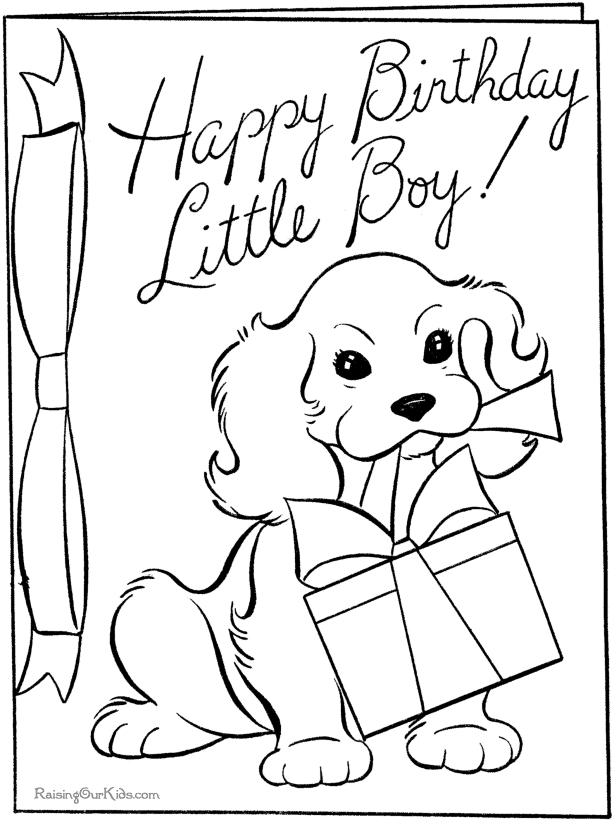Coloriage d'une fête d'anniversaire avec un gâteau et des ballons