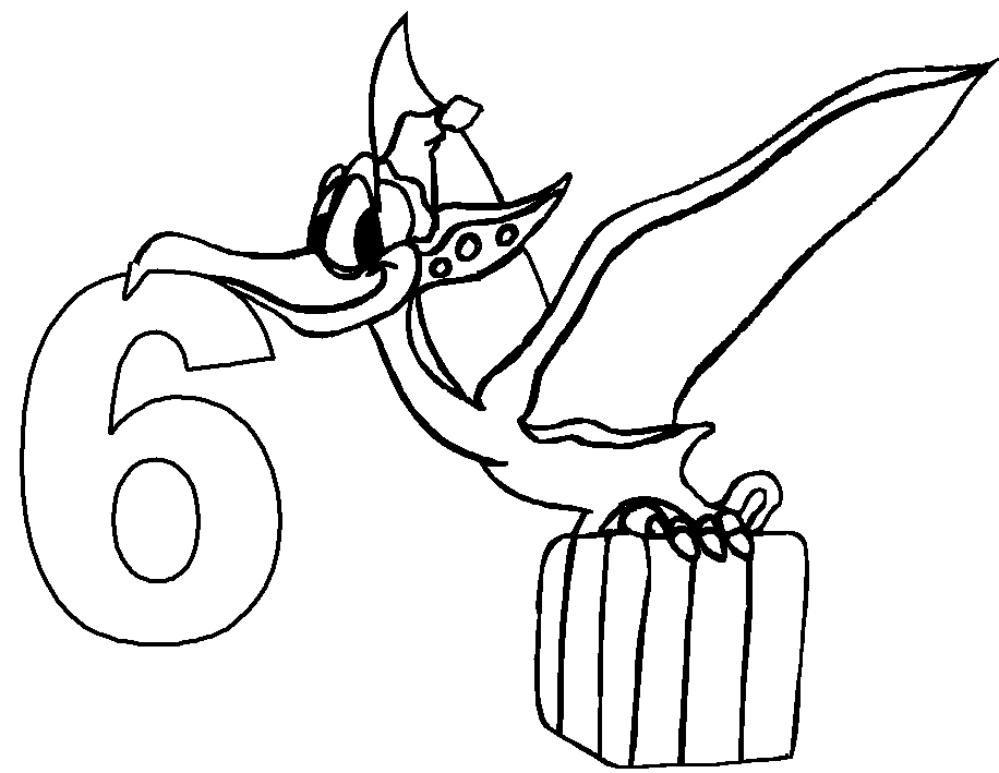 Coloriage d'un anniversaire avec un gâteau et des ballons