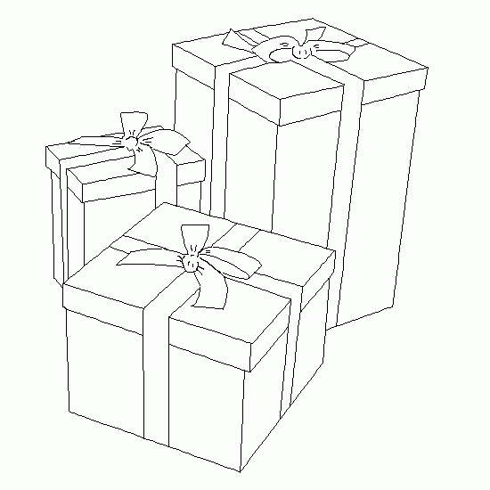 Coloriage d'une fête d'anniversaire avec un gâteau et des ballons
