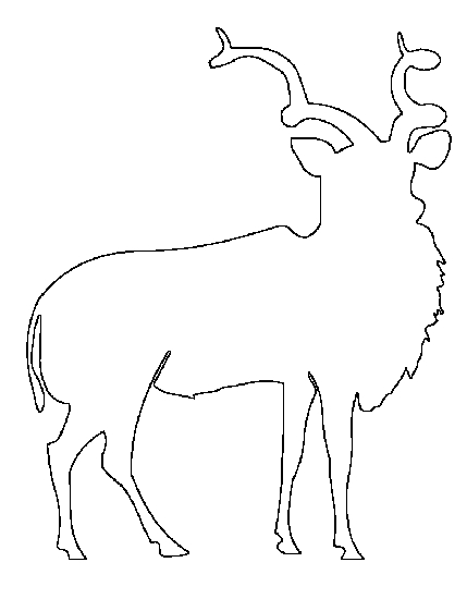 Antilope en pleine course dans la savane