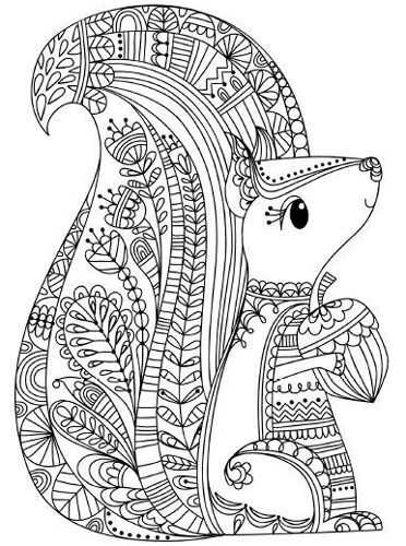 Coloriage antistress représentant un motif floral complexe Coloriage antistress représentant un motif floral complexe