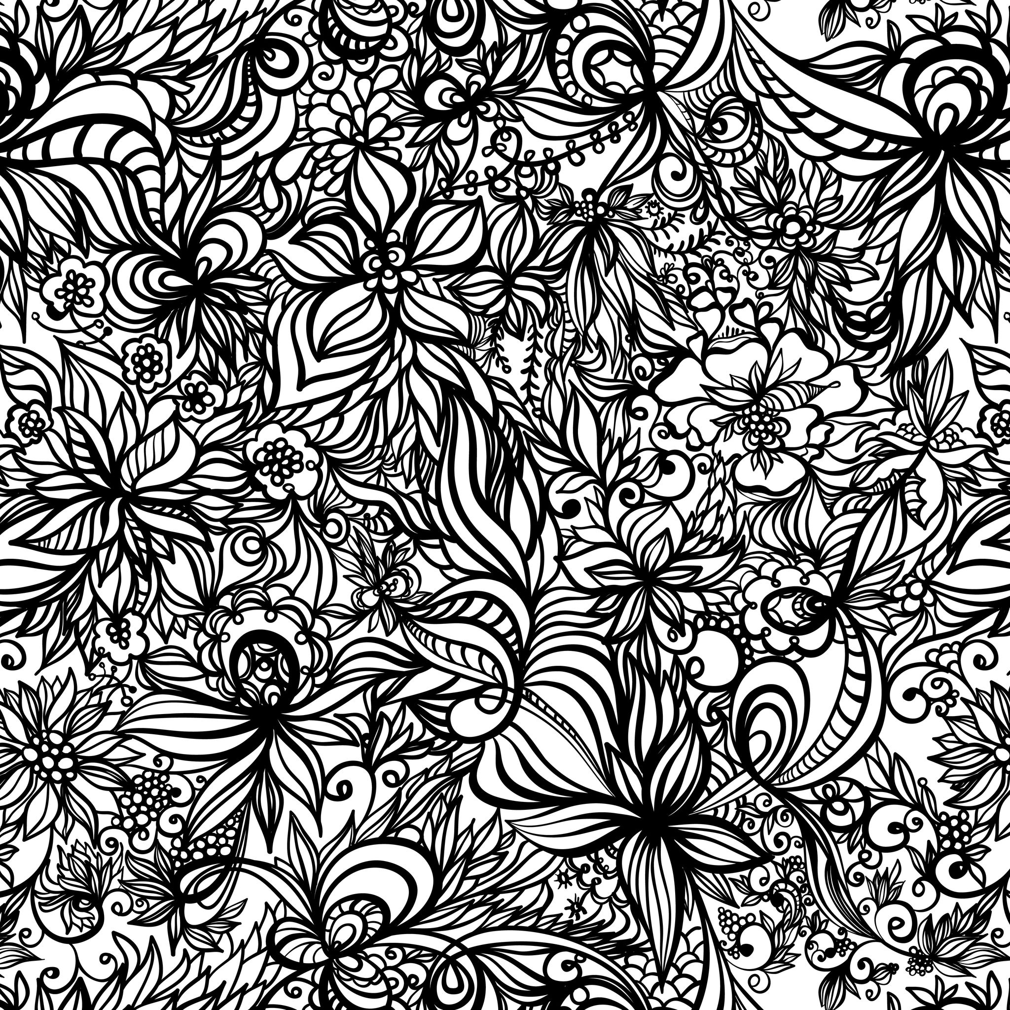 Coloriage antistress d'un motif géométrique complexe Coloriage antistress d'un motif géométrique complexe