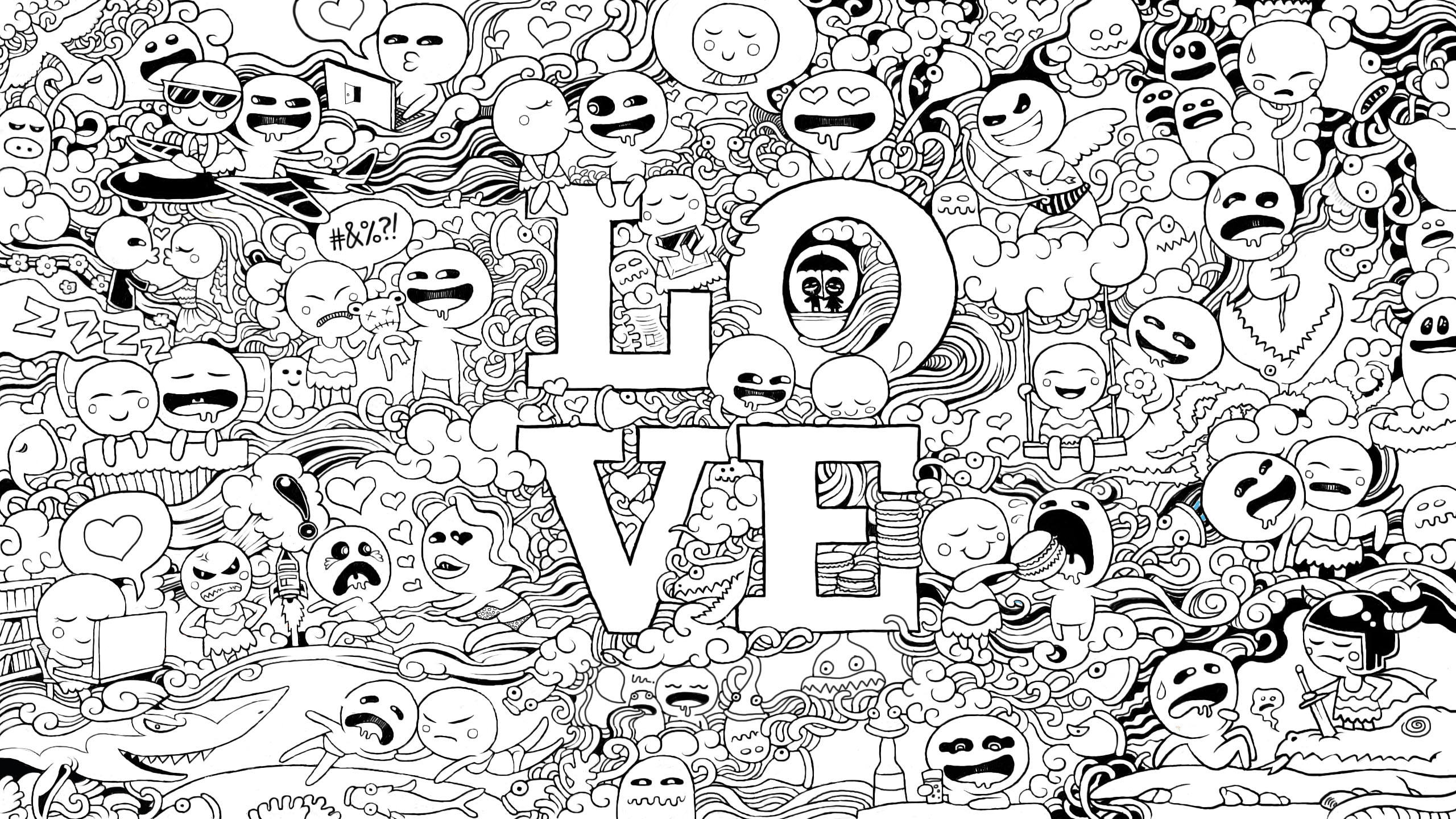Coloriage antistress représentant un motif géométrique complexe Coloriage antistress représentant un motif géométrique complexe