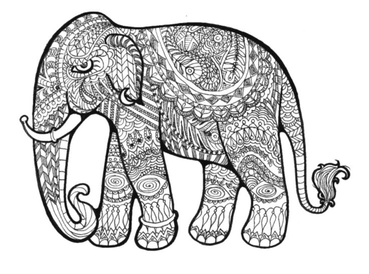 Coloriage antistress avec motifs géométriques et floraux Coloriage antistress avec motifs géométriques et floraux