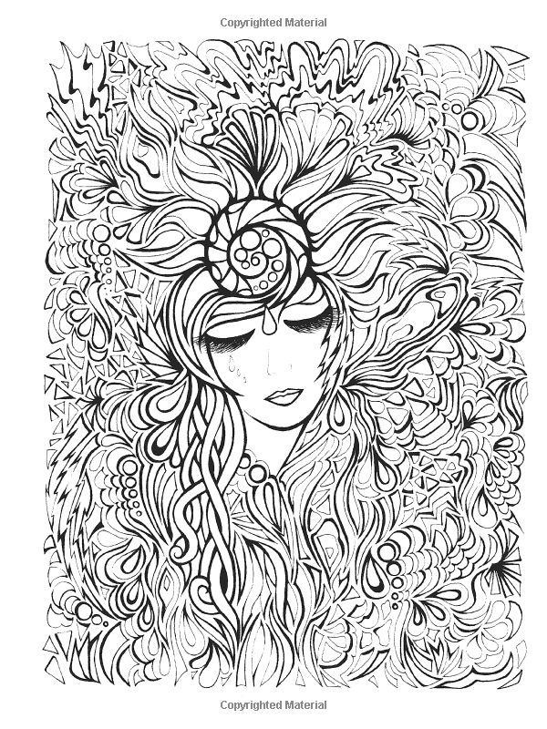 Coloriage antistress de motifs géométriques variés