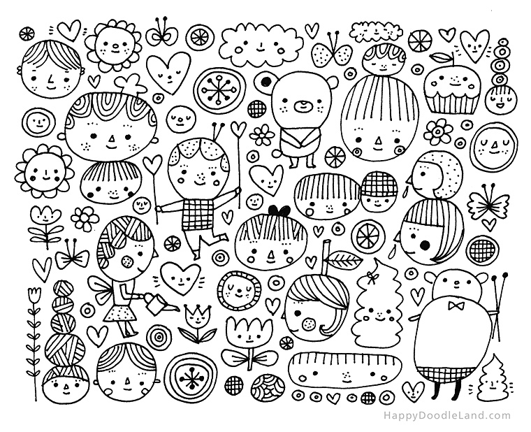 Coloriage antistress de motifs organiques et géométriques entrelacés